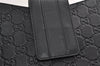 Authentic GUCCI Guccissima GG Leather iPad Tablet Case 256575 Black 5316I