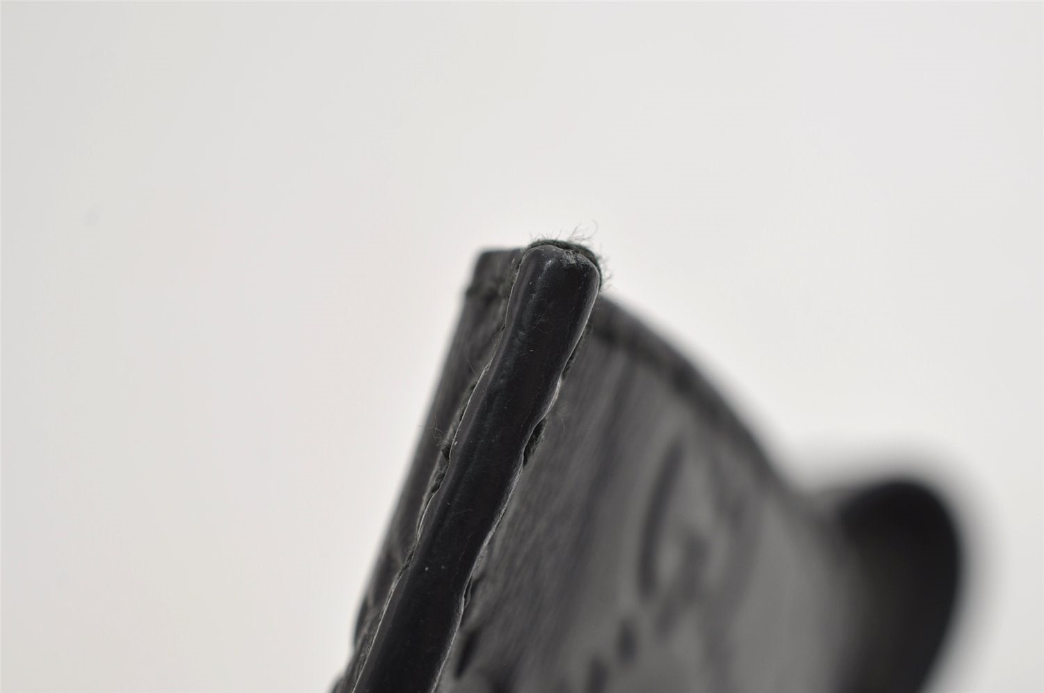 Authentic GUCCI Guccissima GG Leather iPad Tablet Case 256575 Black 5316I