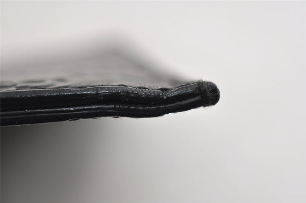 Authentic GUCCI Guccissima GG Leather iPad Tablet Case 256575 Black 5316I