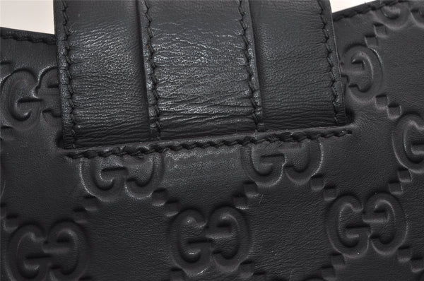 Authentic GUCCI Guccissima GG Leather iPad Tablet Case 256575 Black 5316I