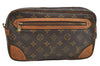 Authentic Louis Vuitton Monogram Marly Dragonne GM M51825 Clutch Bag Junk 5317I