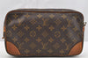 Authentic Louis Vuitton Monogram Marly Dragonne GM M51825 Clutch Bag Junk 5317I