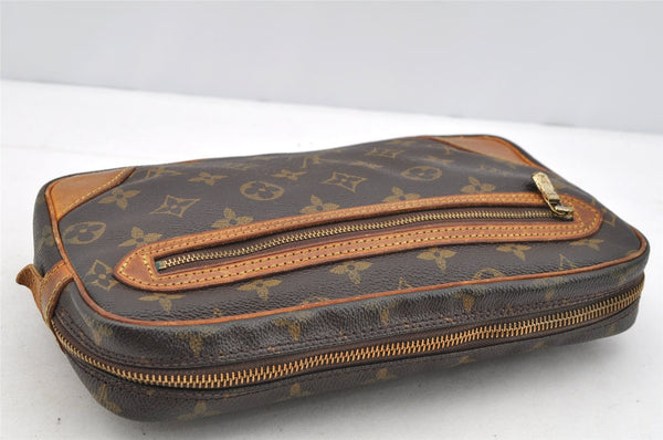 Authentic Louis Vuitton Monogram Marly Dragonne GM M51825 Clutch Bag Junk 5317I