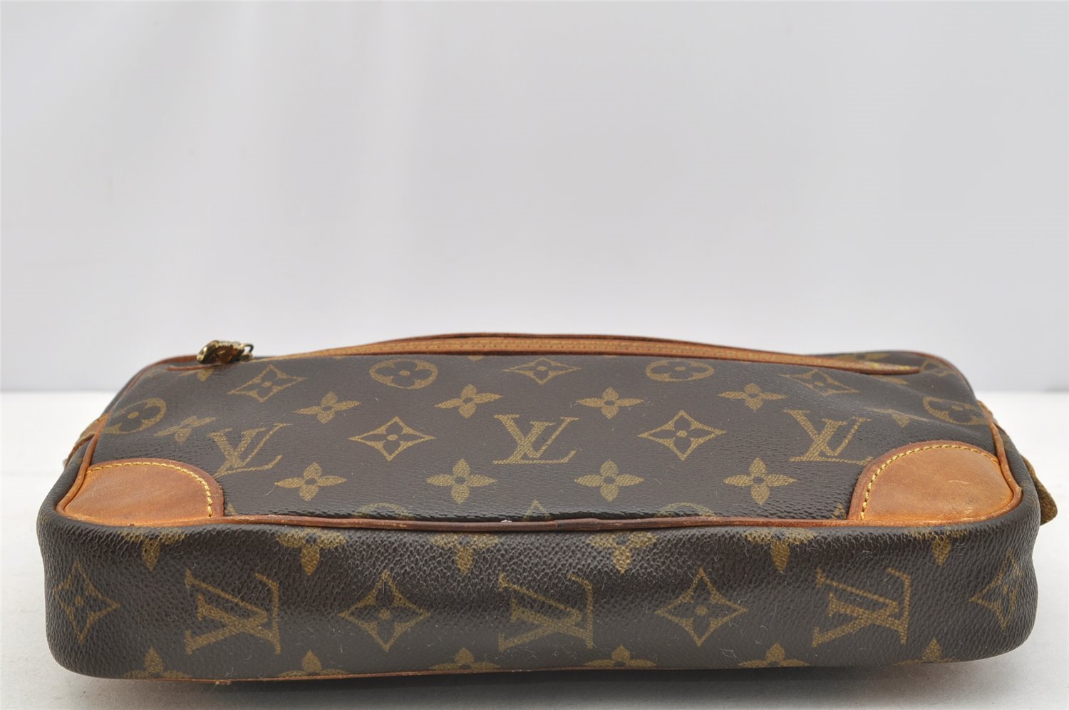 Authentic Louis Vuitton Monogram Marly Dragonne GM M51825 Clutch Bag Junk 5317I
