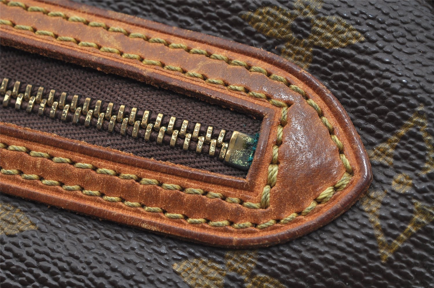 Authentic Louis Vuitton Monogram Marly Dragonne GM M51825 Clutch Bag Junk 5317I