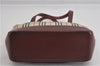 Authentic BURBERRY Nova Check Canvas Leather Shoulder Hand Bag Beige 5319F