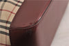 Authentic BURBERRY Nova Check Canvas Leather Shoulder Hand Bag Beige 5319F