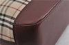 Authentic BURBERRY Nova Check Canvas Leather Shoulder Hand Bag Beige 5319F
