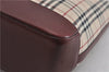 Authentic BURBERRY Nova Check Canvas Leather Shoulder Hand Bag Beige 5319F