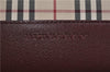 Authentic BURBERRY Nova Check Canvas Leather Shoulder Hand Bag Beige 5319F