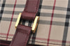 Authentic BURBERRY Nova Check Canvas Leather Shoulder Hand Bag Beige 5319F