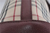 Authentic BURBERRY Nova Check Canvas Leather Shoulder Hand Bag Beige 5319F