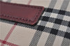 Authentic BURBERRY Nova Check Canvas Leather Shoulder Hand Bag Beige 5319F