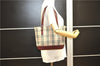 Authentic BURBERRY Nova Check Canvas Leather Shoulder Hand Bag Beige 5319F