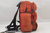 Authentic PRADA Vintage Nylon Tessuto Backpack Orange 5319I