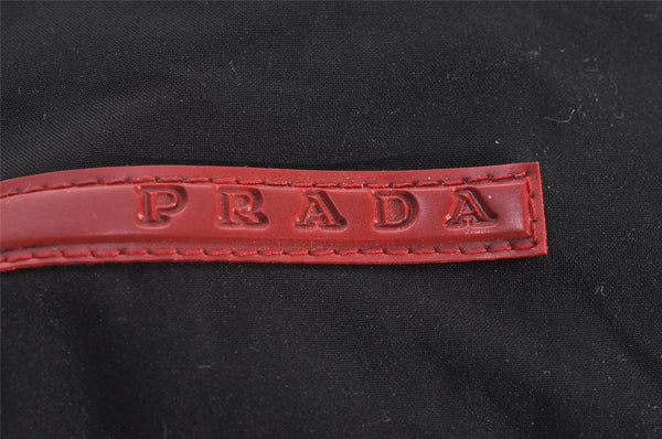 Authentic PRADA Sports Polyester Shoulder Tote Bag 4VA062 Black 5321I