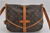 Authentic Louis Vuitton Monogram Saumur 30 Shoulder Cross Bag M42256 LV 5322F