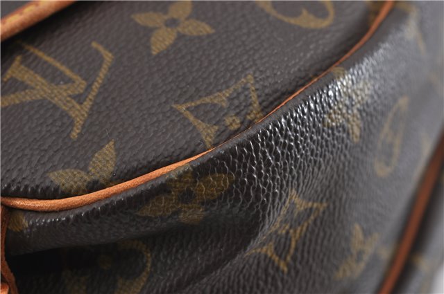 Authentic Louis Vuitton Monogram Saumur 30 Shoulder Cross Bag M42256 LV 5322F