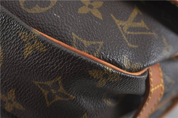 Authentic Louis Vuitton Monogram Saumur 30 Shoulder Cross Bag M42256 LV 5322F