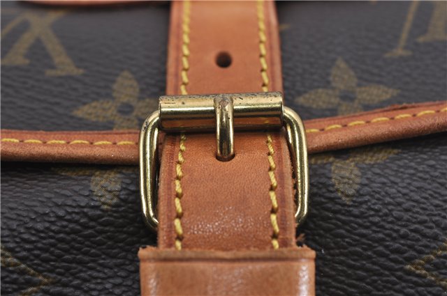 Authentic Louis Vuitton Monogram Saumur 30 Shoulder Cross Bag M42256 LV 5322F