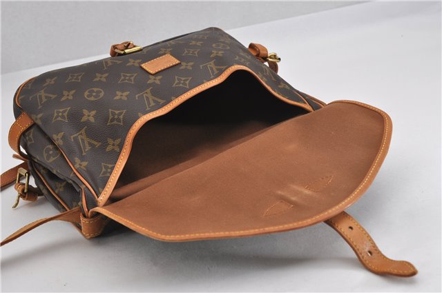 Authentic Louis Vuitton Monogram Saumur 30 Shoulder Cross Bag M42256 LV 5322F