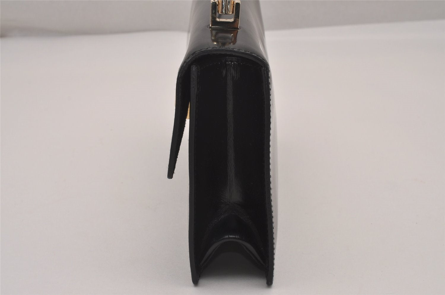 Authentic GUCCI Vintage Shoulder Hand Bag Purse Leather Black 5323I