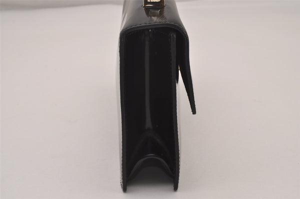 Authentic GUCCI Vintage Shoulder Hand Bag Purse Leather Black 5323I