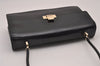 Authentic GUCCI Vintage Shoulder Hand Bag Purse Leather Black 5323I
