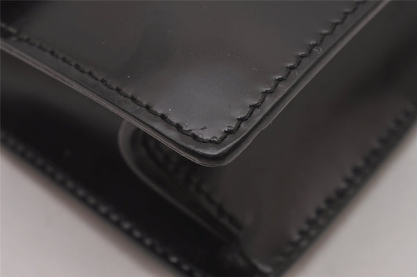 Authentic GUCCI Vintage Shoulder Hand Bag Purse Leather Black 5323I