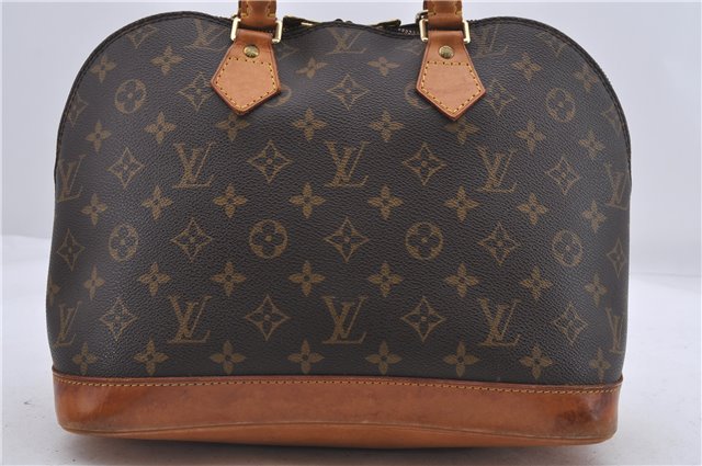 Authentic Louis Vuitton Monogram Alma Hand Bag Purse M51130 LV 5324D