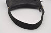 Authentic GUCCI Vintage Shoulder Bag Purse GG Canvas Leather 0014198 Black 5324I