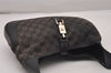 Authentic GUCCI Jackie Shoulder Hand Bag GG Canvas Leather 0013306 Black 5326I