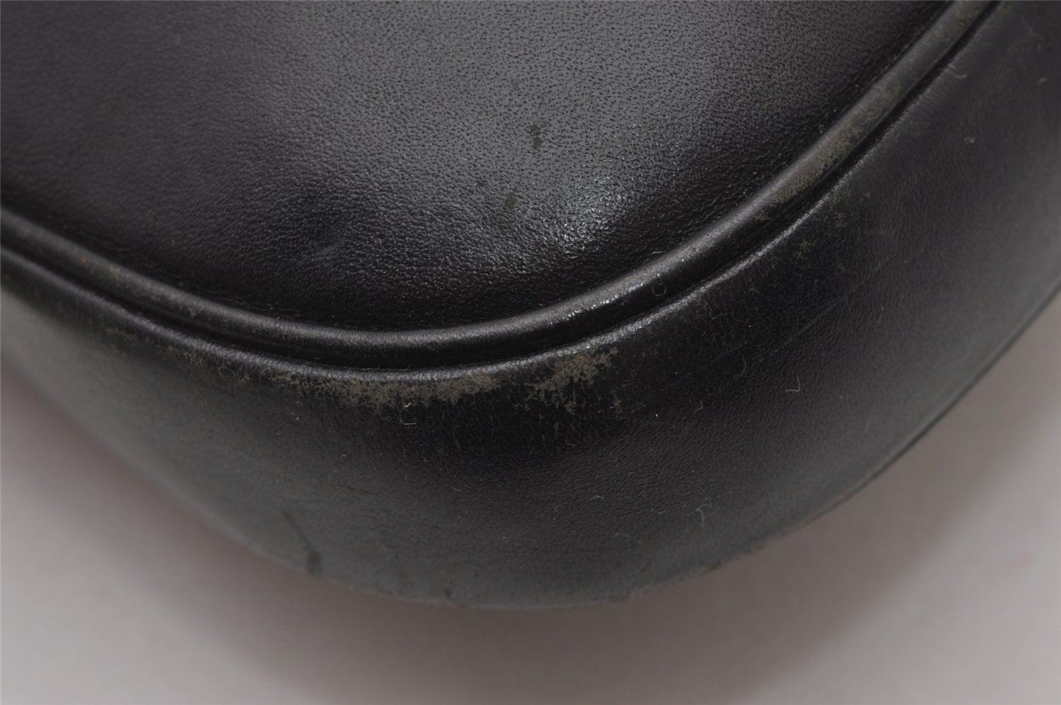 Authentic GUCCI Jackie Shoulder Hand Bag GG Canvas Leather 0013306 Black 5326I