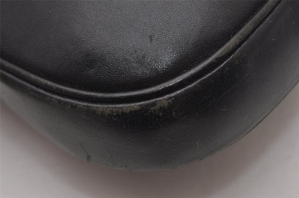 Authentic GUCCI Jackie Shoulder Hand Bag GG Canvas Leather 0013306 Black 5326I