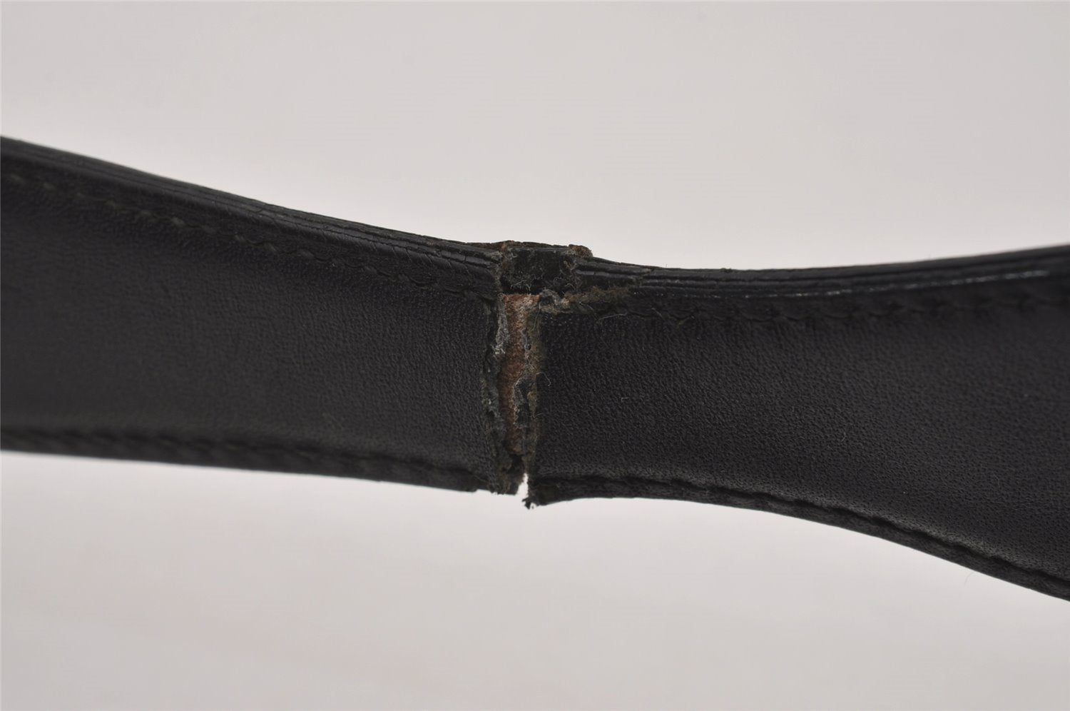 Authentic GUCCI Jackie Shoulder Hand Bag GG Canvas Leather 0013306 Black 5326I