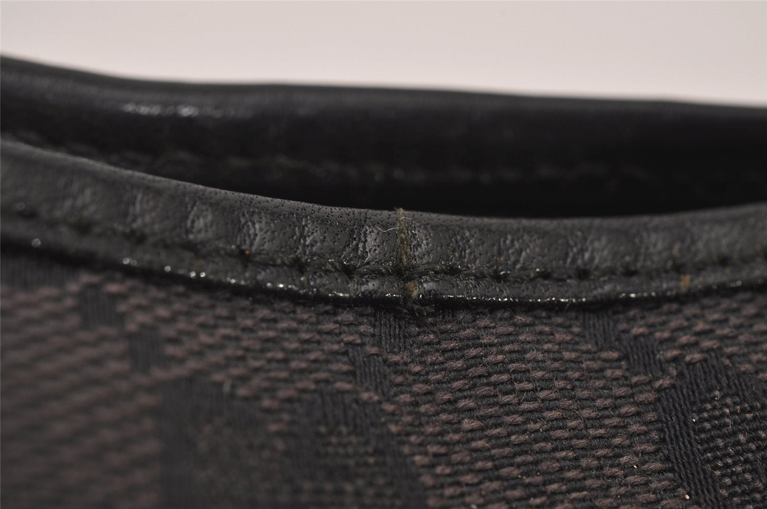 Authentic GUCCI Jackie Shoulder Hand Bag GG Canvas Leather 0013306 Black 5326I