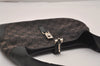 Authentic GUCCI Jackie Shoulder Hand Bag GG Canvas Leather 0013306 Black 5326I