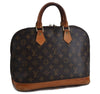 Authentic LOUIS VUITTON Monogram Alma Hand Bag Purse M51130 LV 5329C