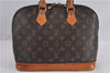 Authentic LOUIS VUITTON Monogram Alma Hand Bag Purse M51130 LV 5329C