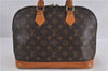 Authentic LOUIS VUITTON Monogram Alma Hand Bag Purse M51130 LV 5329C