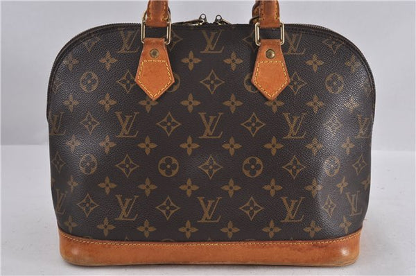 Authentic LOUIS VUITTON Monogram Alma Hand Bag Purse M51130 LV 5329C