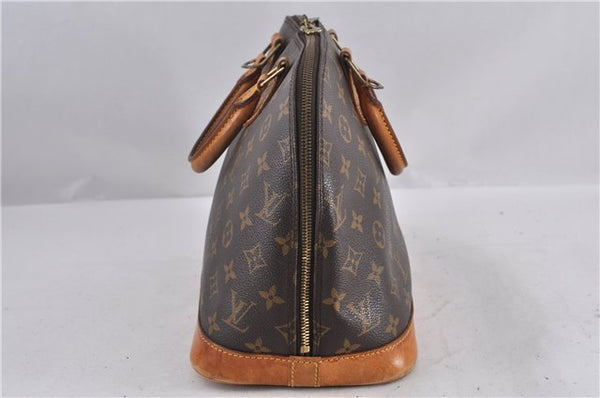 Authentic LOUIS VUITTON Monogram Alma Hand Bag Purse M51130 LV 5329C