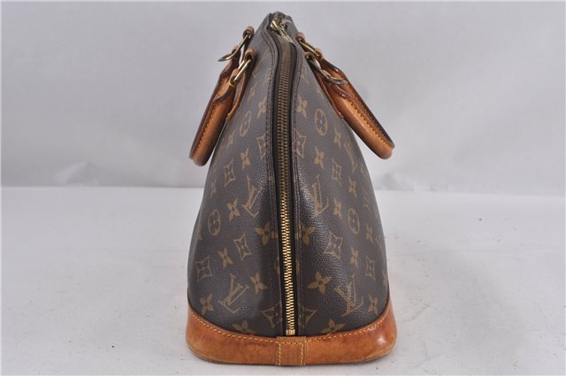 Authentic LOUIS VUITTON Monogram Alma Hand Bag Purse M51130 LV 5329C