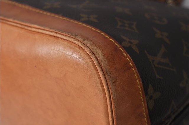 Authentic LOUIS VUITTON Monogram Alma Hand Bag Purse M51130 LV 5329C