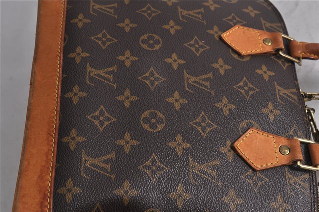 Authentic LOUIS VUITTON Monogram Alma Hand Bag Purse M51130 LV 5329C