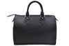 Authentic Louis Vuitton Epi Speedy 25 Hand Boston Bag Black M59032 LV 5329D