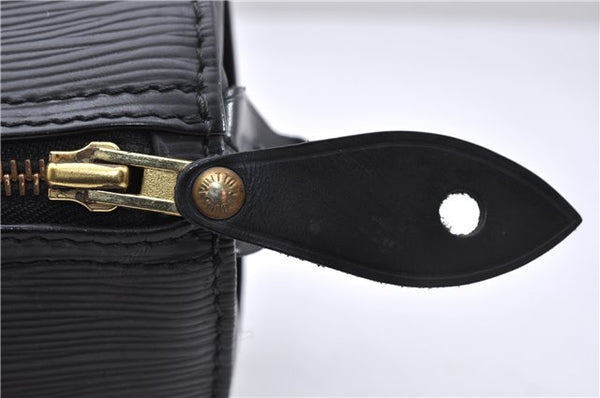 Authentic Louis Vuitton Epi Speedy 25 Hand Boston Bag Black M59032 LV 5329D