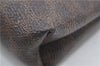 Authentic CELINE Macadam Pattern Pouch Purse PVC Leather Brown 5330D
