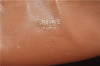 Authentic CELINE Macadam Pattern Pouch Purse PVC Leather Brown 5330D