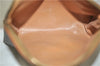 Authentic CELINE Macadam Pattern Pouch Purse PVC Leather Brown 5330D